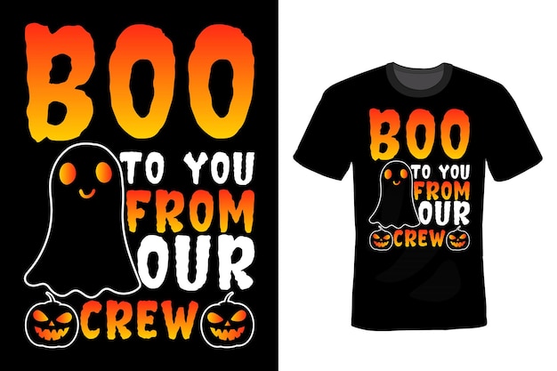 Halloween T shirt design typography vintage