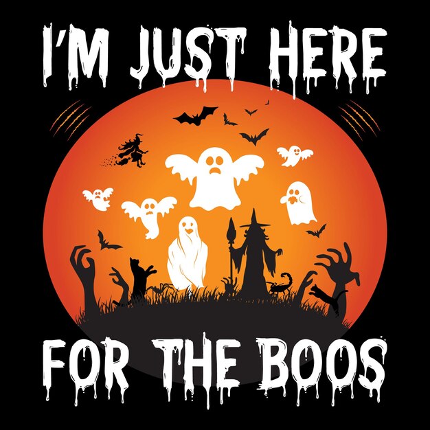 Vector halloween t-shirt design vector file