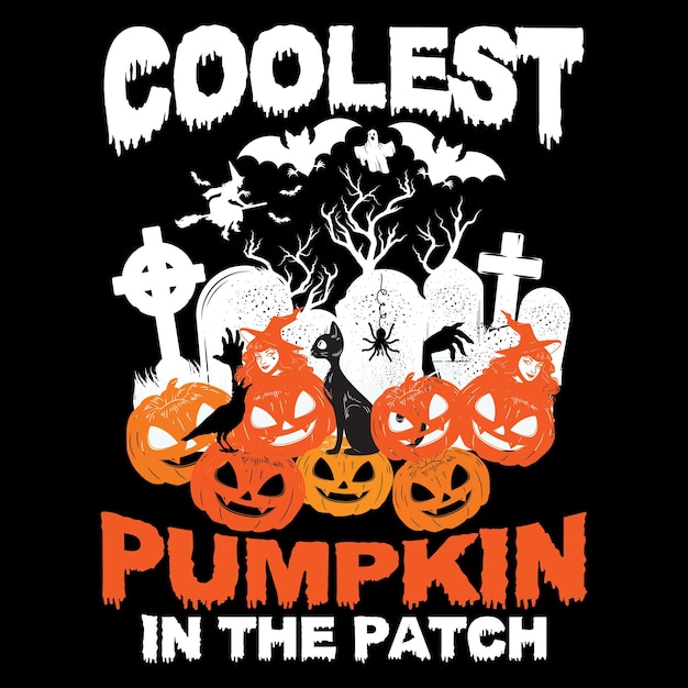 Halloween T-shirt Design vector file