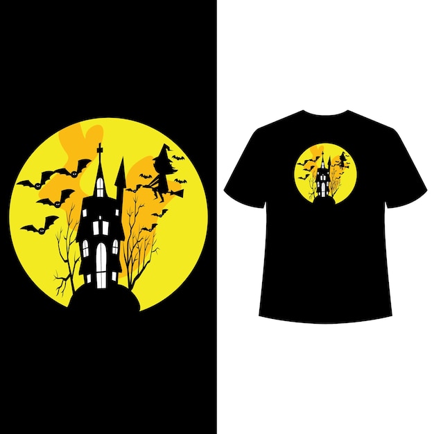 Halloween t Shirt Design, Vector Graphic, illustration. High quality vector t-shirt design.