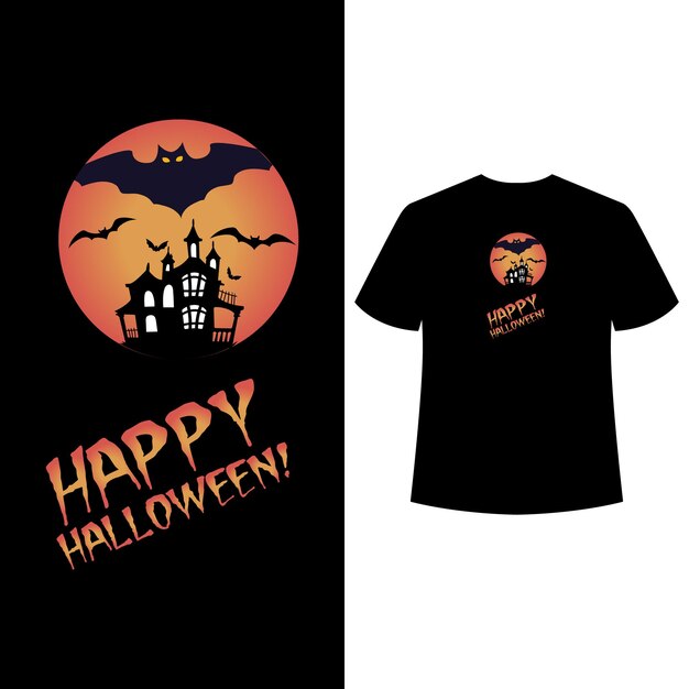 ハロウィン t シャツ デザイン、ベクトル グラフィック、イラスト。高品質のベクトル t シャツ デザイン。