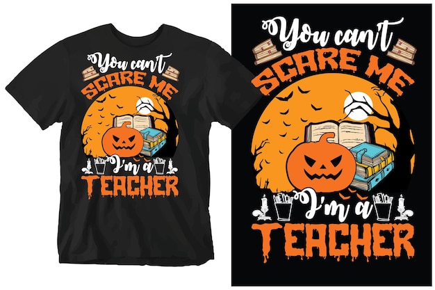 Vector halloween t shirt design vector graphics