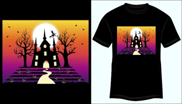 Premium Vector  Halloween t shirt design vector