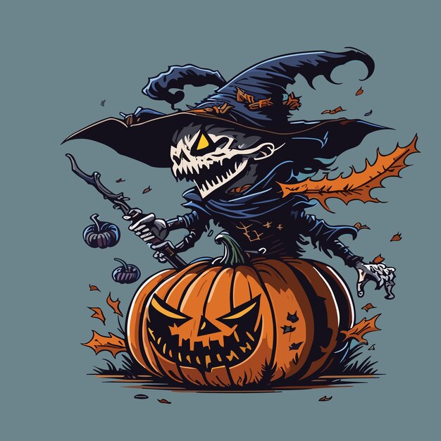 Halloween t shirt design vector illustration