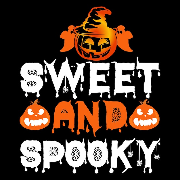 Halloween t-shirt design vector and templet