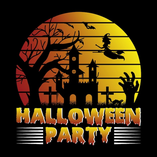 Halloween t shirt design vector