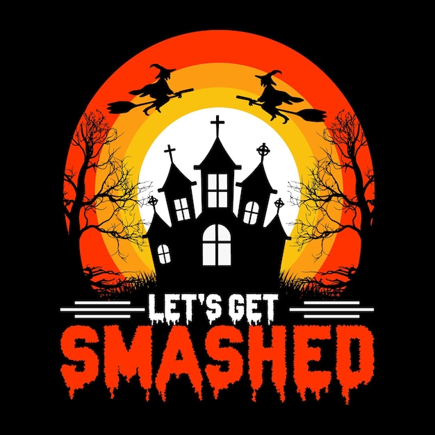 Halloween t shirt design and vector