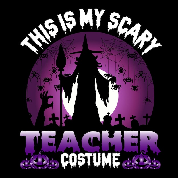 Halloween t shirt design and vector