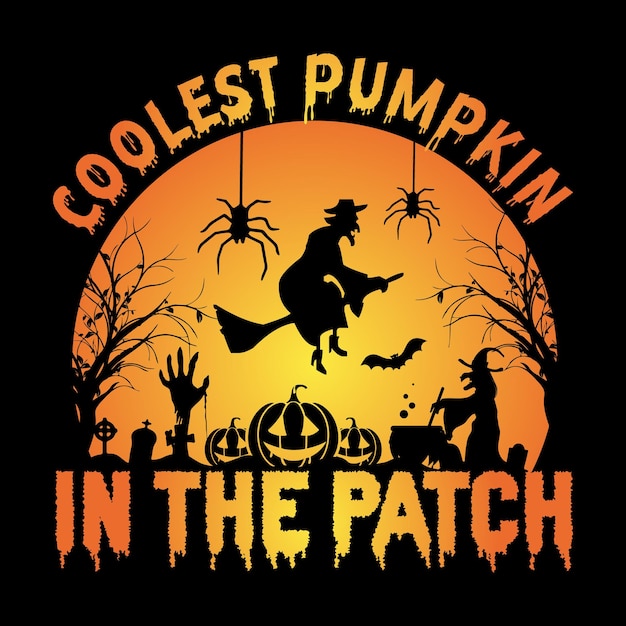 Halloween t shirt design and vector