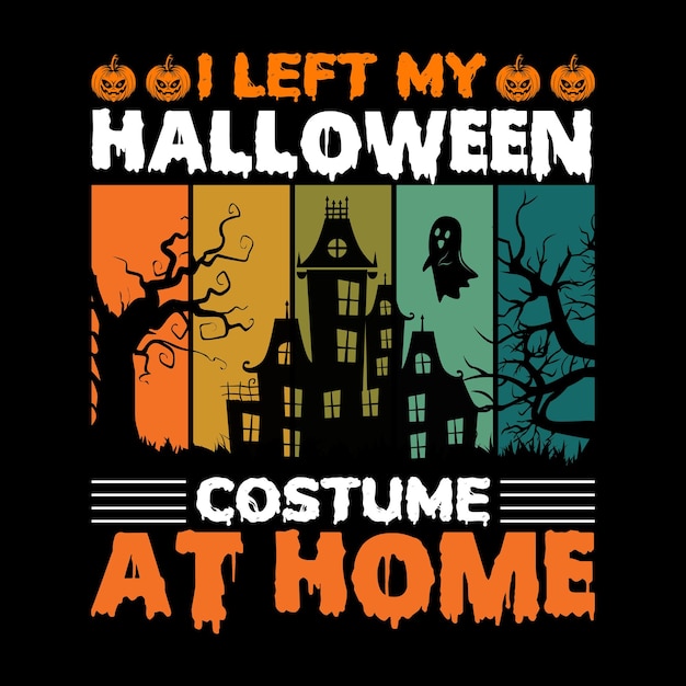 Halloween t shirt design and vector