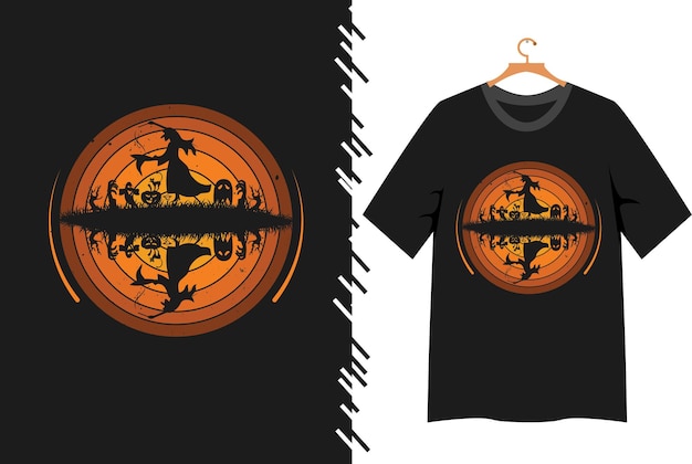 Vector halloween t shirt design vector