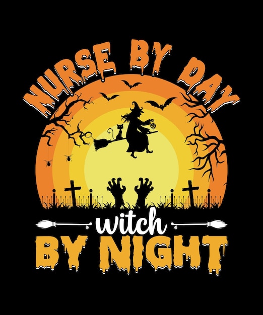 Halloween T Shirt Design Vector