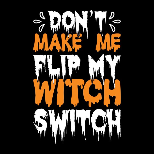 Halloween t shirt design with black background