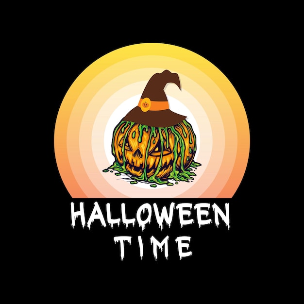 Vector halloween t shirt design