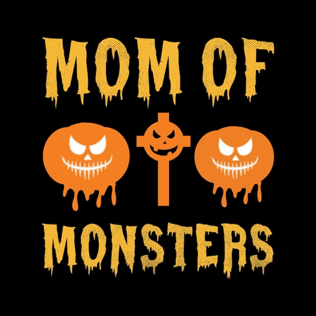 Vector halloween t-shirt design