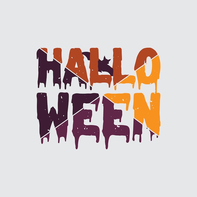 Disegno della maglietta di halloween