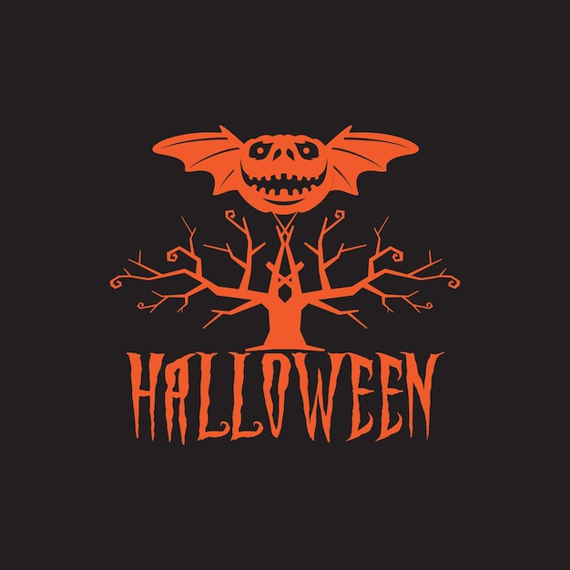 Vector halloween t shirt design