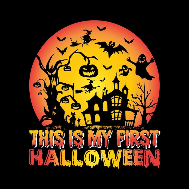 Halloween t-shirt design