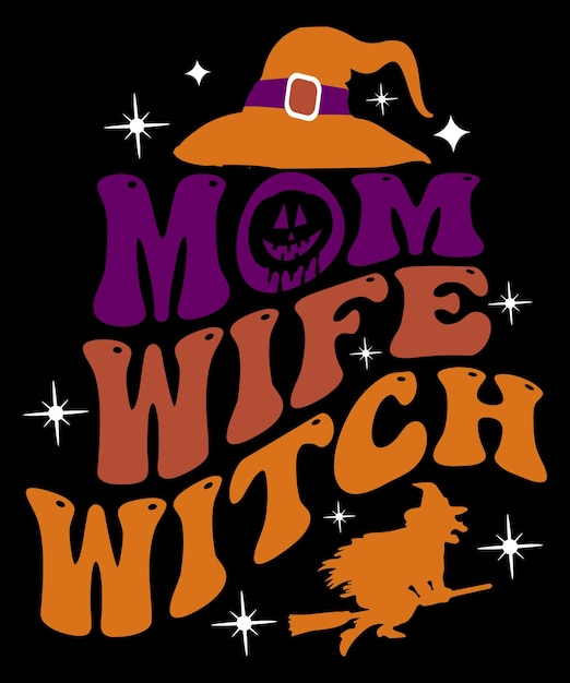 Vector halloween t-shirt design