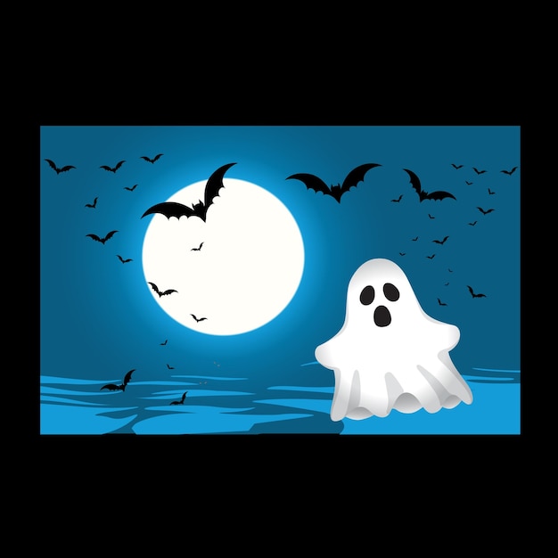 Vector halloween t shirt design