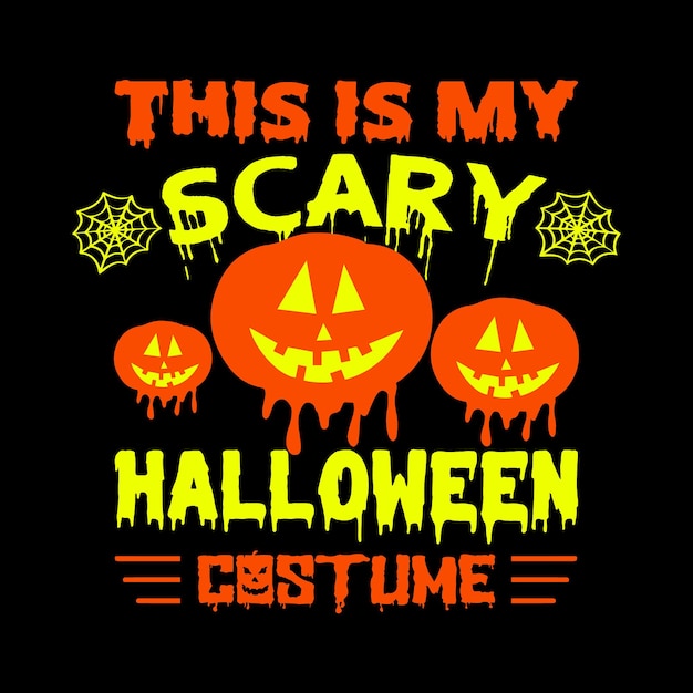 Vector halloween t shirt design