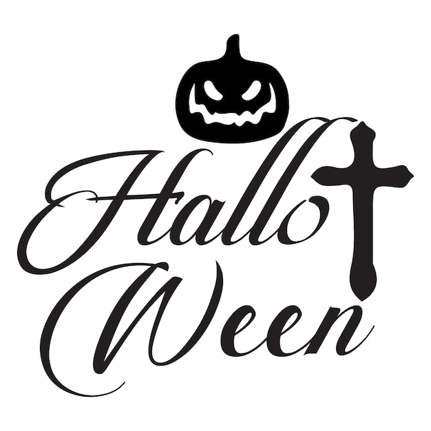 Vettore disegno della maglietta di halloween