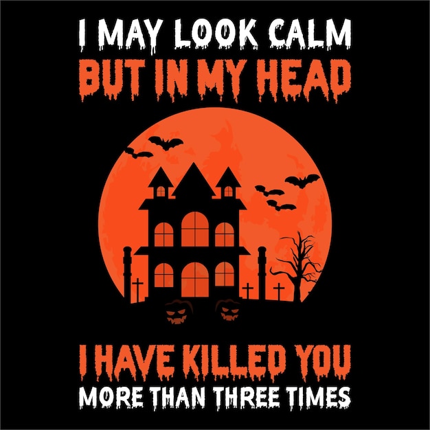 Halloween t-shirt design