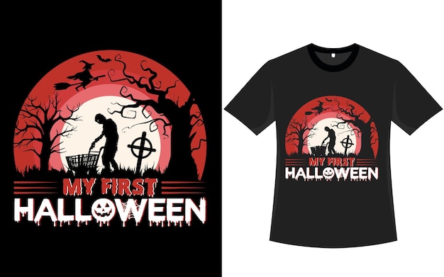 ベクトル ハロウィンtシャツのデザイン