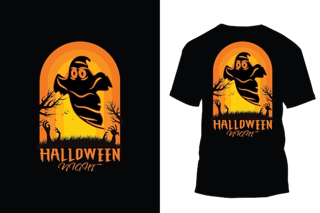 Vector halloween t shirt design