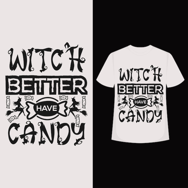 Vector halloween t-shirt design