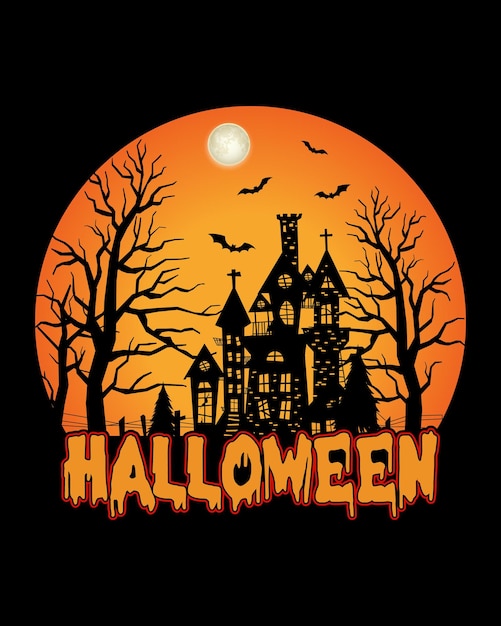 Halloween t shirt design