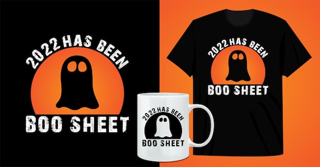 Halloween T-shirt en koffiemok ontwerp