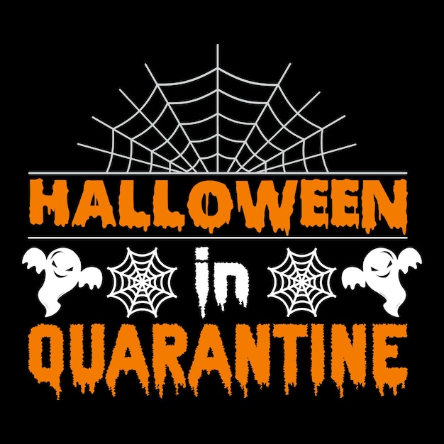 Halloween t-shirt ontwerp en vector