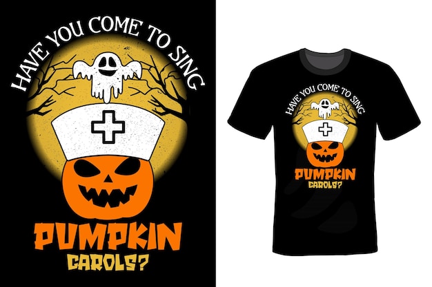 Halloween T-shirt ontwerp typografie vintage