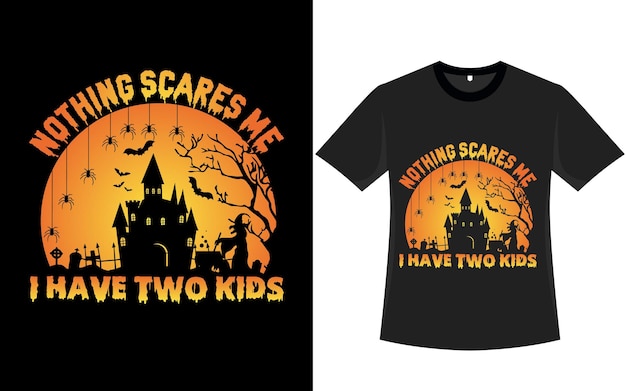 Halloween t-shirt ontwerp vector