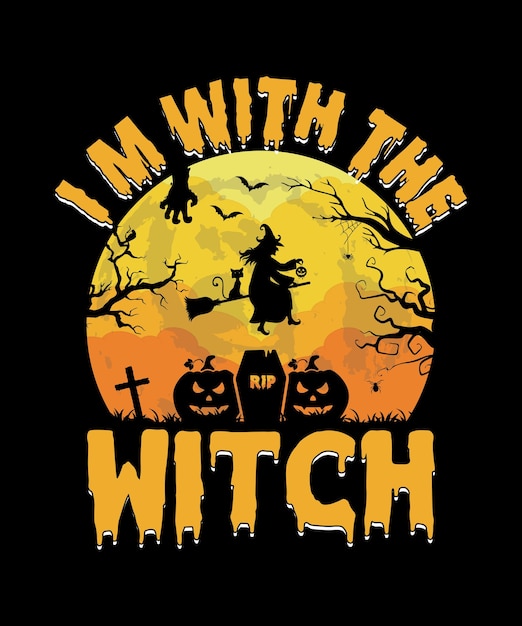 Halloween t-shirt ontwerp vector