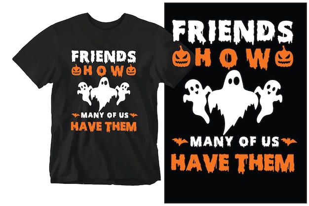 Halloween t-shirt ontwerp vectorafbeeldingen