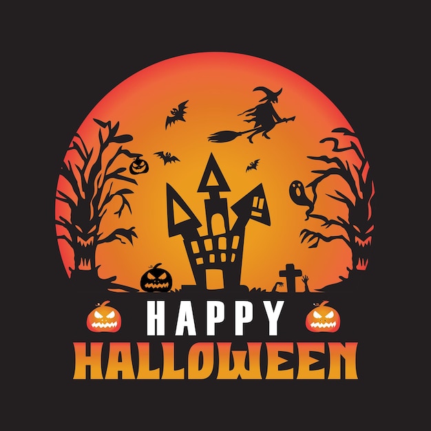 Halloween t-shirt ontwerp