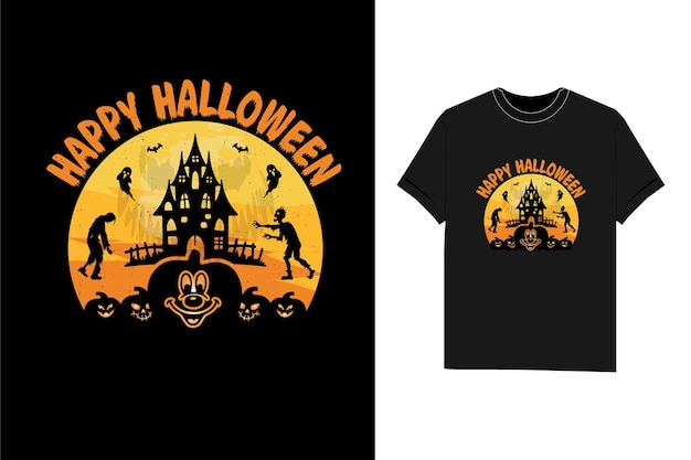 Halloween t-shirt ontwerp