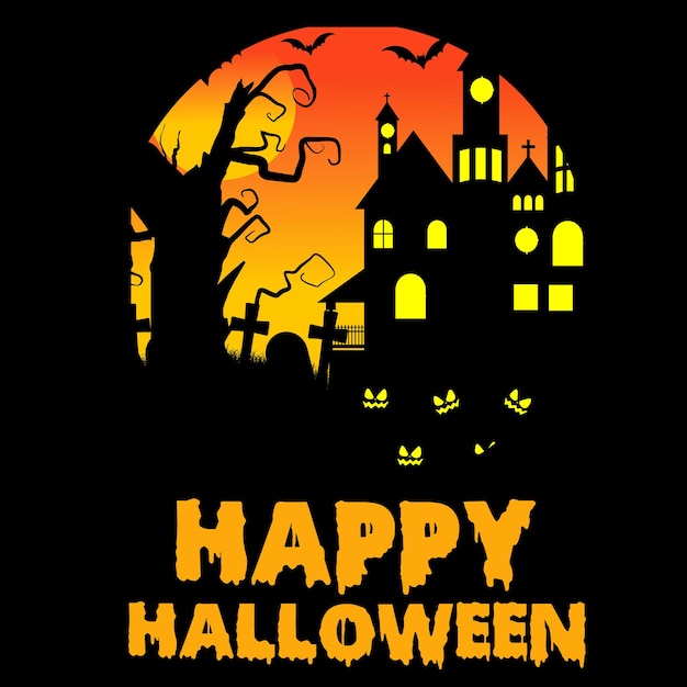 Halloween t-shirt ontwerp