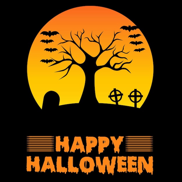 Halloween t-shirt ontwerp