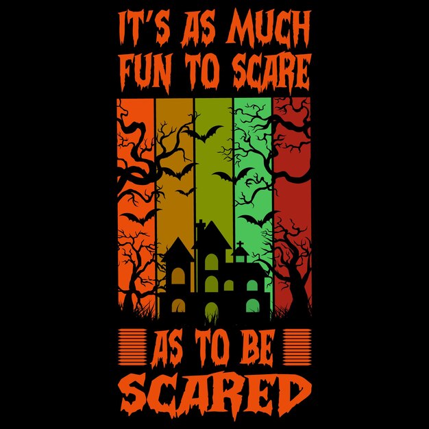 Halloween t-shirt ontwerp