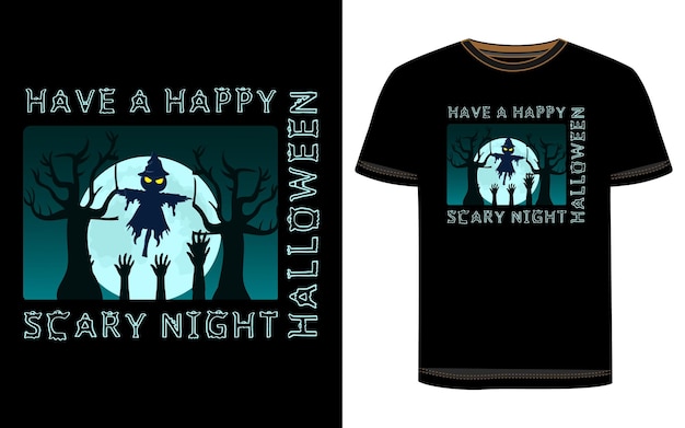 Halloween t-shirt ontwerp