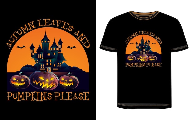 Halloween t-shirt ontwerp