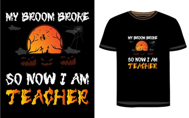 Halloween t-shirt ontwerp