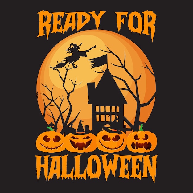 Halloween t-shirt ontwerp