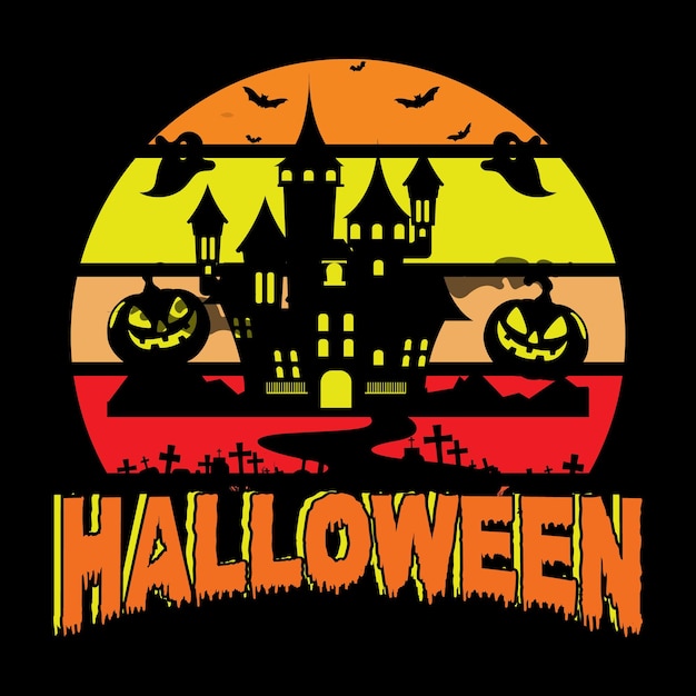 Halloween t-shirt ontwerp