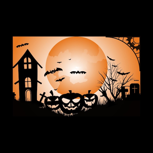 Halloween t-shirt ontwerp