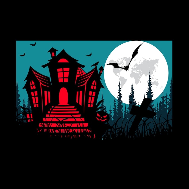 Halloween t-shirt ontwerp