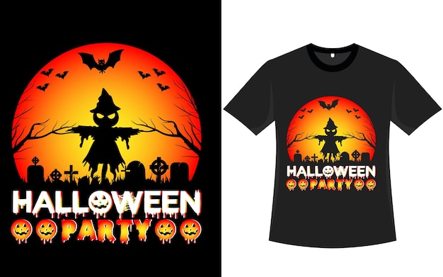 Vector halloween t-shirt ontwerp